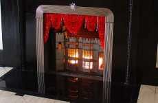Swarovski Crystal Fireplace