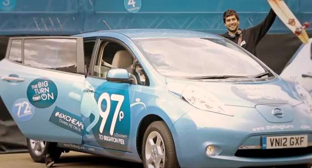 Electric Taxi Ride Savings