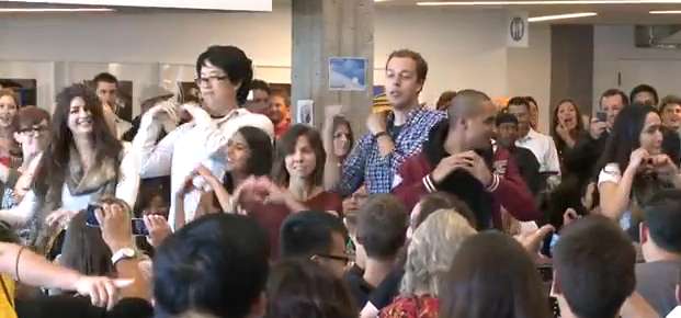 Massive Office Flash Mobs