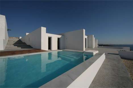 Greek Island Seaside Mansions
