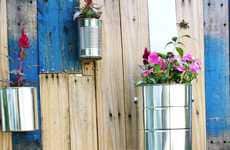 Tin Can Flower Pots