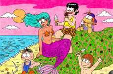 Bad Behaving Cartoon Art