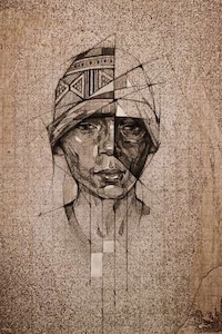 Topographic Map Portraits Image 7