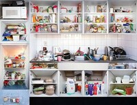 Cluttered Kitchen Captures Image 5