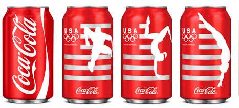 Patriotic Acrobat Cans
