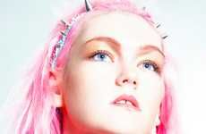 Rocker Pink-Haired Editorials