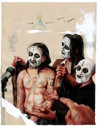 Rockstar Impersonation Paintings Image 2