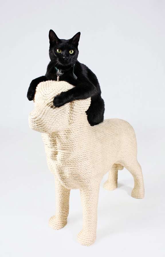 Dog-Shaped Scratching Posts