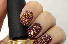 Cinematic Golden Nails
