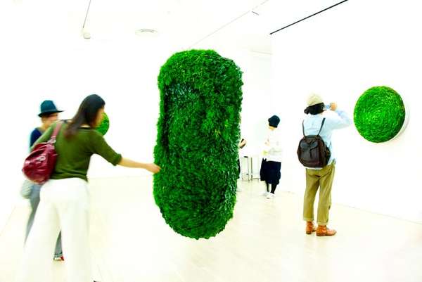 Folded Plant Sculptures