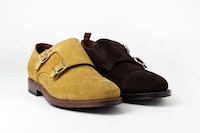 Belted Suede Loafers Image 3