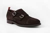 Belted Suede Loafers Image 4