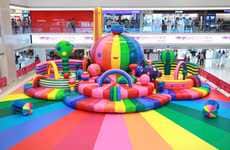 Cheerful Rainbow Installations