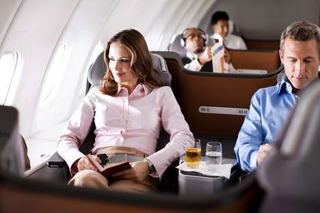 V-Shaped Airplane Seats