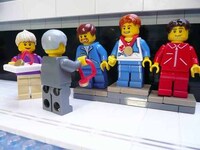 Blocked Olympic Swimmers Image 2