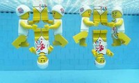 Blocked Olympic Swimmers Image 7