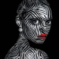 Zebra-Skinned Vixens Image 3