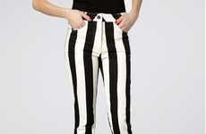 Jail House-Striped Jeans