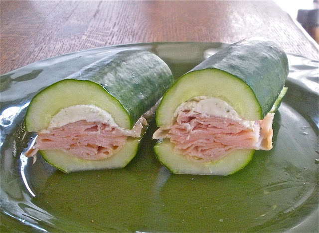 Cucumber-Enclosed Sandwiches