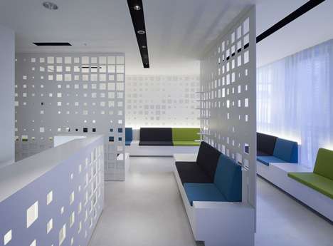 Pixelated Panel Interiors