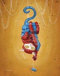 Feline Crime Fighter Paintings Image 5