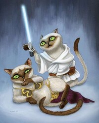 Feline Crime Fighter Paintings Image 7