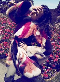 Chromatic Fur-Infused Fashion Image 3