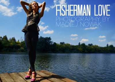 High-Fashion Lakeside Editorials