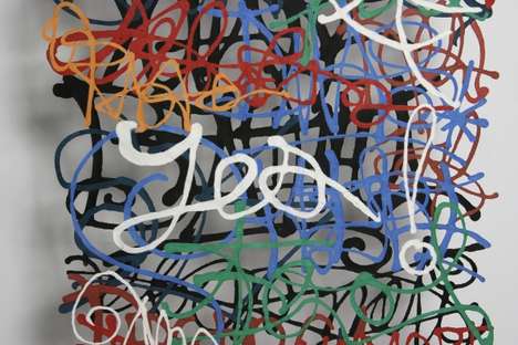 Paper Cut-Out Graffiti