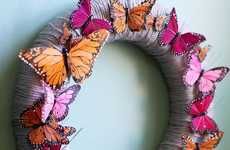 DIY Butterfly Wreaths