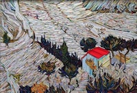 Wood-Wrapped Newspaper Mosaics Image 4