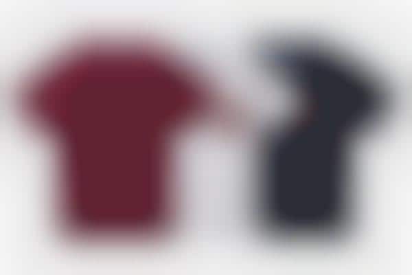 Contrasting Printed Pocket Tees