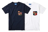 Contrasting Printed Pocket Tees Image 3