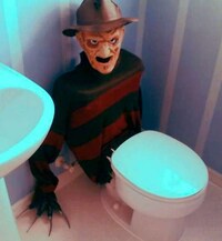 Slasher Flick Bathroom Decor