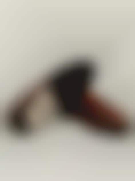 Luxe Leather-Mixed Loafers