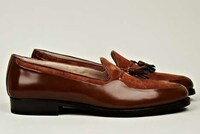 Luxe Leather-Mixed Loafers Image 7