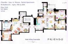 TV Comedy Apartment Blueprints