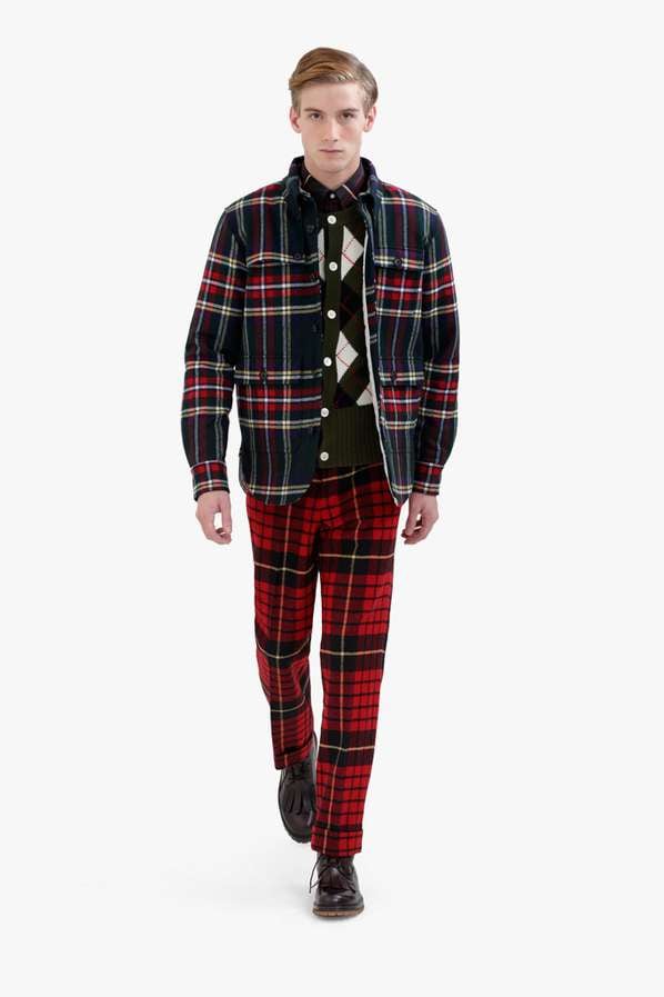 103 Tailored Tartan Menswear Designs