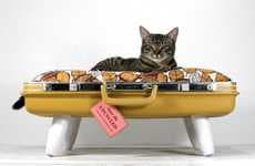 Cozy Luggage Kitty Beds