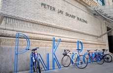 Typographic Bike Racks