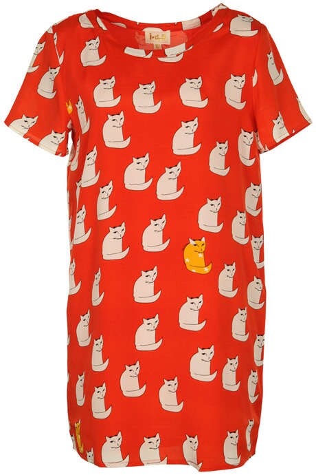 Feline-Flecked Frocks