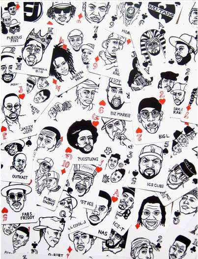 Iconic Rapper Playing Cards
