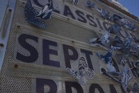 Butterfly-Bombed Street Art Image 8