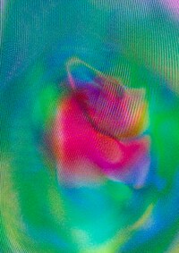 Psychedelic Hazed Rainbow Art Image 2