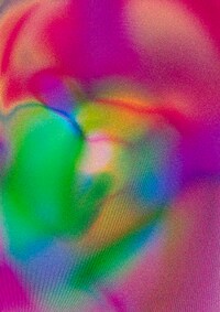 Psychedelic Hazed Rainbow Art Image 3