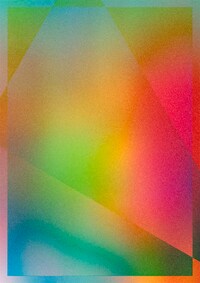 Psychedelic Hazed Rainbow Art Image 5