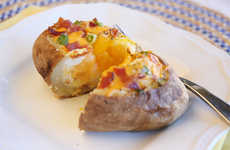 Egg-Brimming Baked Potatoes