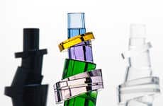 Topsy-Turvy Crystal Candle Holders