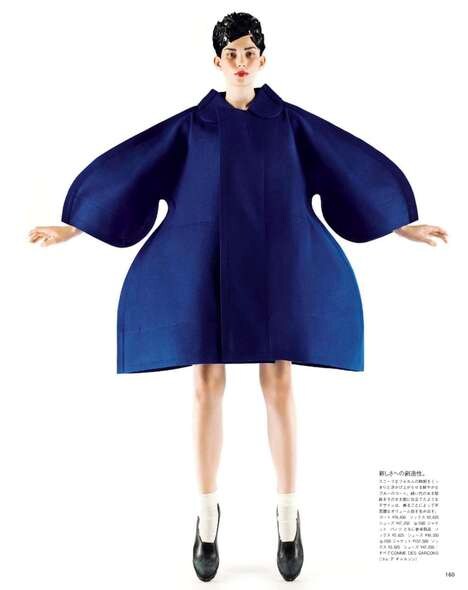 Sleek Bulbous Overcoats