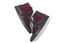 Pricey Purple Suede Sneakers